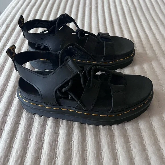Dr. Martens Black Nartilla Sandals - Picture 2 of 5